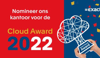 Nomineer ons voor de Cloud Award