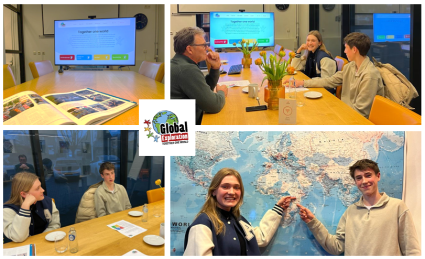 Tripolis trotse sponsor van Jaap Huizing en Ellen Kelleners voor Wereldburgerstage Stichting Global Exploration 2024
