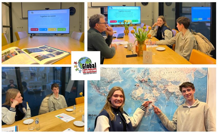 Tripolis trotse sponsor van Jaap Huizing en Ellen Kelleners voor Wereldburgerstage Stichting Global Exploration 2024