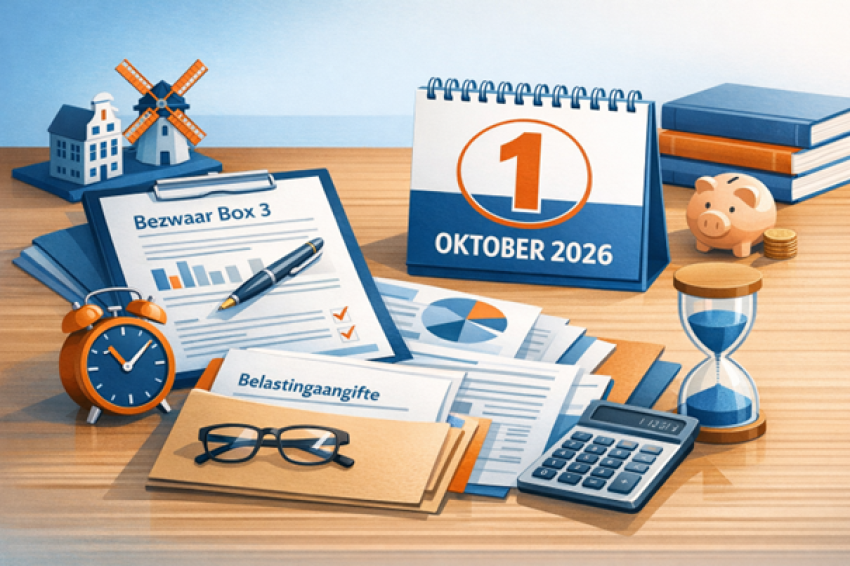 Box 3: termijn voor motivering bezwaren verlengd tot 1 oktober 2026